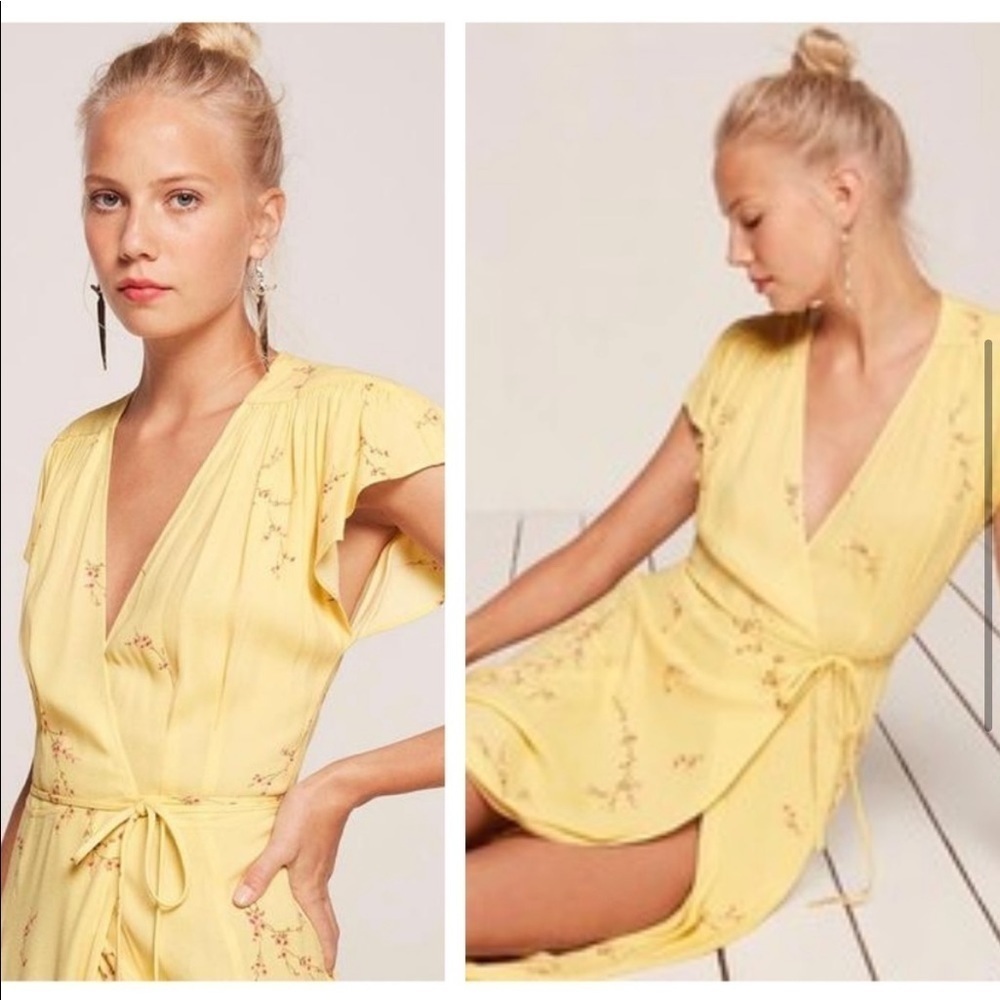 Reformation Sparrow Dress in Sprig - Picture 5 of 12